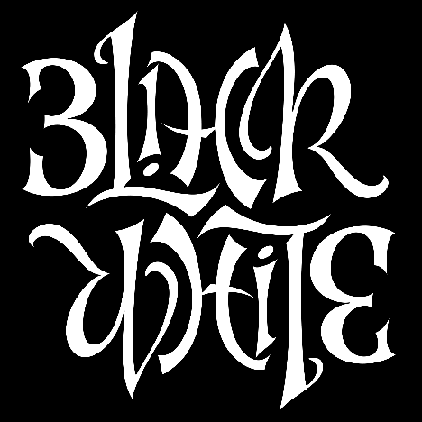 Black and White Ambigram by John Langdon