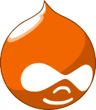 Orange Drupal Logo