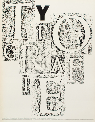 Typographische Monatsblätter 1971 Issue 12