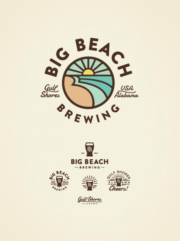 Big Beach Breweing Logos by Jared Jacob