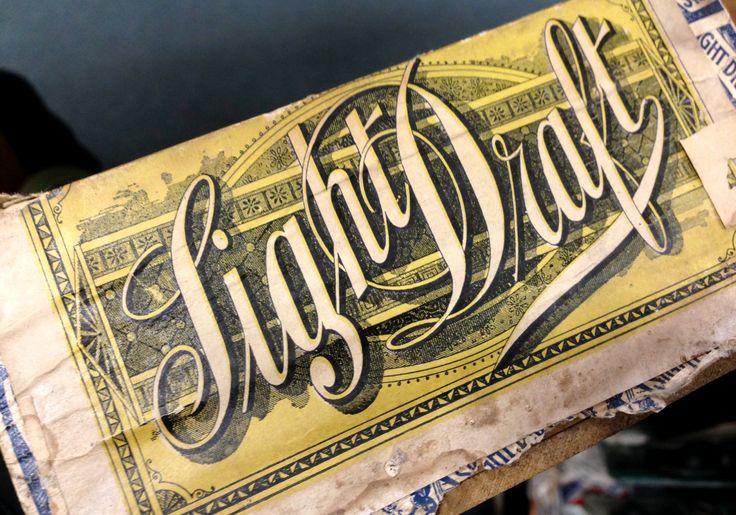 Light Draft Vintage Cigar Box