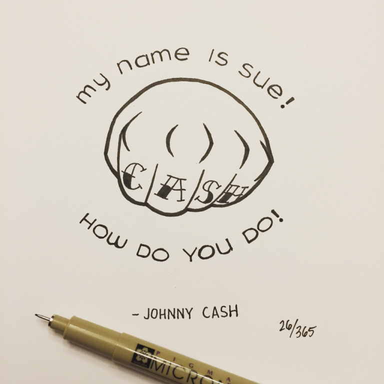 Johnny Cash Lyrics by Tory Burke