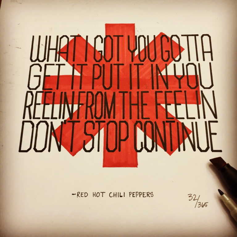Red Hot Chili Peppers Lyrics by Tory Burke