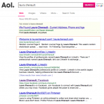 AOL Original Search Results