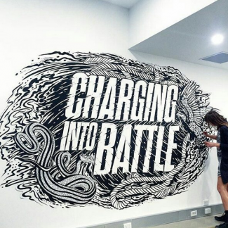Charging Into Battle by Gemma O'Brien