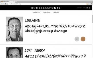 Homeless Fonts Lorraine