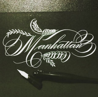 Manhattan by Life, Letters, Ink